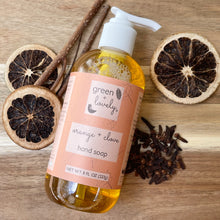Load image into Gallery viewer, ORANGE + CLOVE Hand Soap - 8 fl oz