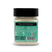 Load image into Gallery viewer, Celtic Sea Salt, 8 oz Shaker of Fine Ground Celt Salt- (1/2 lb)