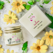 Load image into Gallery viewer, Salve with added Comfrey, Healing, Organic Skin Cream {glass}