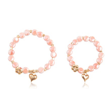 Load image into Gallery viewer, Mommy and Me Matching Bracelets - Stretch Charm Bracelet