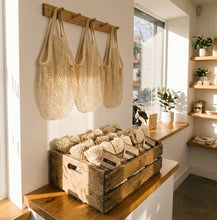 Load image into Gallery viewer, Organic Cotton Net Beach Bag