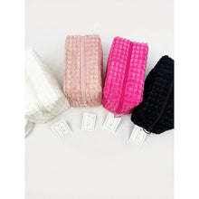 Load image into Gallery viewer, Soft Puff Textured Light Weight Cosmetic Bag