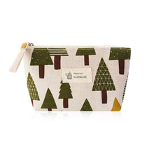 Load image into Gallery viewer, Trees Makeup Bag Cosmetic Toiletry Pouch