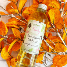 Load image into Gallery viewer, PUMPKIN VANILLA /// After Shower Body Oil - Light Oil Moisturizer - 8 oz