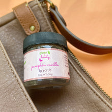 Load image into Gallery viewer, PUMPKIN VANILLA Lip Scrub /// Organic Ingredients - Green + Lovely