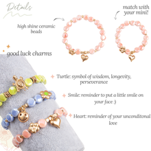 Load image into Gallery viewer, Mommy and Me Matching Bracelets - Stretch Charm Bracelet
