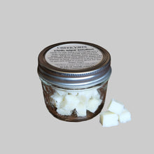 Load image into Gallery viewer, Cheeky Bits Cloth Wipe Solution - 30 bits (Mason Jar)