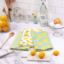 Load image into Gallery viewer, Limone Cotton Kitchen Towels (Set of 3)