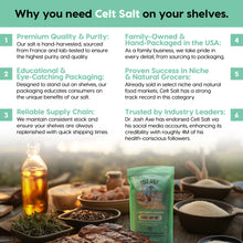 Load image into Gallery viewer, Celtic Sea Salt, 8 oz Shaker of Fine Ground Celt Salt- (1/2 lb)