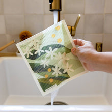Load image into Gallery viewer, Swedish Dishcloth - Daisy Meadow