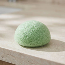 Load image into Gallery viewer, Natural Konjac Facial Cleansing Sponge | Seafoam Green