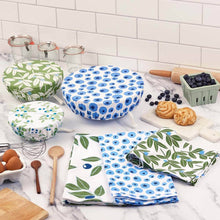 Load image into Gallery viewer, Blueberry Medley Cotton Kitchen Towels (Set of 3)