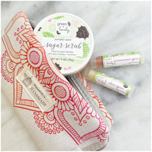 Load image into Gallery viewer, Fall Collection Bag /// Pumpkin Spice Sugar Scrub + Balms - Green + Lovely