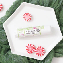 Load image into Gallery viewer, Peppermint Calendula Skin Stick - Organic Lotion Moisture Stick - Travel Size - Green + Lovely