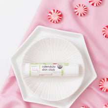 Load image into Gallery viewer, Peppermint Calendula Skin Stick - Organic Lotion Moisture Stick - Travel Size - Green + Lovely