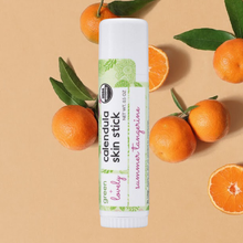 Load image into Gallery viewer, Summer Tangerine Calendula Skin Stick - Organic Lotion Moisture Stick - Travel Size - Green + Lovely