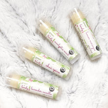 Load image into Gallery viewer, Lavender Vanilla /// Set of 3, Organic Lip Balm Butter for Intense Moisture - Beauty Gift - Green + Lovely