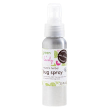 Load image into Gallery viewer, Nature’s Herbal Bug Spray - Deet Free, Alcohol Free - 2.5 oz. - Green + Lovely