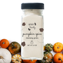 Load image into Gallery viewer, PUMPKIN SPICE Cleansing Grains - Dry Facial Cleanser - 4 oz. - Green + Lovely