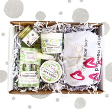 Load image into Gallery viewer, PREGNANCY + BIRTH Box, Third Trimester, Hospital /// Gift Box - Green + Lovely