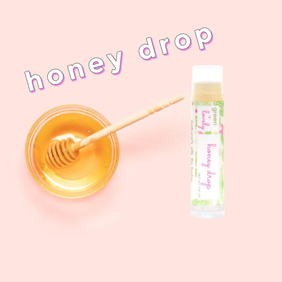Honey Drop /// Summer Organic Lip Balm Butter for Intense Moisture
