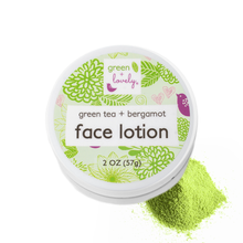 Load image into Gallery viewer, GREEN TEA Face Cream, Lotion - Anti-aging and Acne prone skin - Green + Lovely