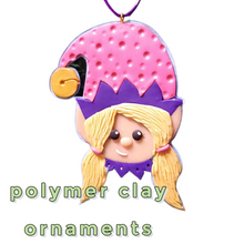 Load image into Gallery viewer, Handmade Clay Ornaments - Green + Lovely