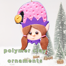 Load image into Gallery viewer, Handmade Clay Ornaments - Green + Lovely