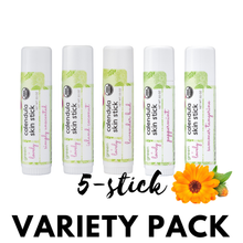 Load image into Gallery viewer, VARIETY PACK Calendula Skin Sticks - Organic Lotion Stick for Dry Skin - Green + Lovely