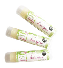 Load image into Gallery viewer, Chai Spice /// Set of 3, Organic Lip Balm Butter for Intense Moisture - Beauty Gift - Green + Lovely
