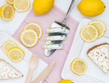 Load image into Gallery viewer, Lemon Meringue /// Set of 3, Organic Lip Balm Butter for Intense Moisture - Beauty Gift - Green + Lovely
