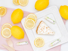 Load image into Gallery viewer, Lemon Meringue /// Set of 3, Organic Lip Balm Butter for Intense Moisture - Beauty Gift - Green + Lovely