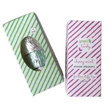 Load image into Gallery viewer, Shower Steamers /// Cold and Sinus Relief. Natural Menthol Vapors. - Green + Lovely