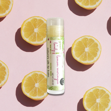 Load image into Gallery viewer, Lemon Meringue /// Organic Lip Balm Butter for Intense Moisture - Beauty Gift - Green + Lovely