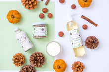 Load image into Gallery viewer, PUMPKIN VANILLA /// After Shower Body Oil - Dry Oil Moisturizer - 8 oz - Green + Lovely