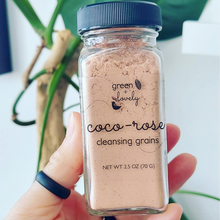 Load image into Gallery viewer, Eco-friendly Coco-Rose Cleansing Grains - Dry Facial Cleanser - 4 oz. - Green + Lovely