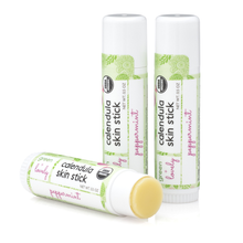 Load image into Gallery viewer, Peppermint Calendula Skin Stick - Organic Lotion Moisture Stick - Travel Size - Green + Lovely