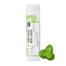 Load image into Gallery viewer, Peppermint Calendula Skin Stick - Organic Lotion Moisture Stick - Travel Size - Green + Lovely