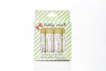 Load image into Gallery viewer, Snowy Green Plaid LippyClip® Lip Balm Holder - Green + Lovely