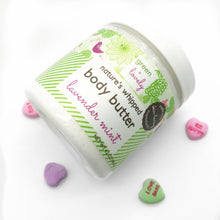 Load image into Gallery viewer, All Natural Vegan Whipped Body Butter - Scent Variety - 8 oz jar - Green + Lovely
