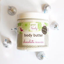 Load image into Gallery viewer, Chocolate Mousse Body Butter - Cocoa Butter Formula - Green + Lovely