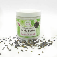 Load image into Gallery viewer, All Natural Vegan Whipped Body Butter - Scent Variety - 8 oz jar - Green + Lovely