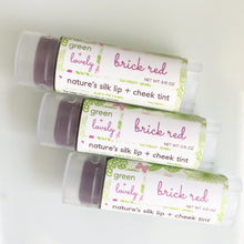 Load image into Gallery viewer, Red Cheek + Lip Tint - Organic Make Up Cosmetics - Beauty Gift - Green + Lovely