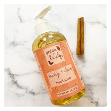 Load image into Gallery viewer, ORANGE + CLOVE Hand Soap - 8 fl oz - Green + Lovely