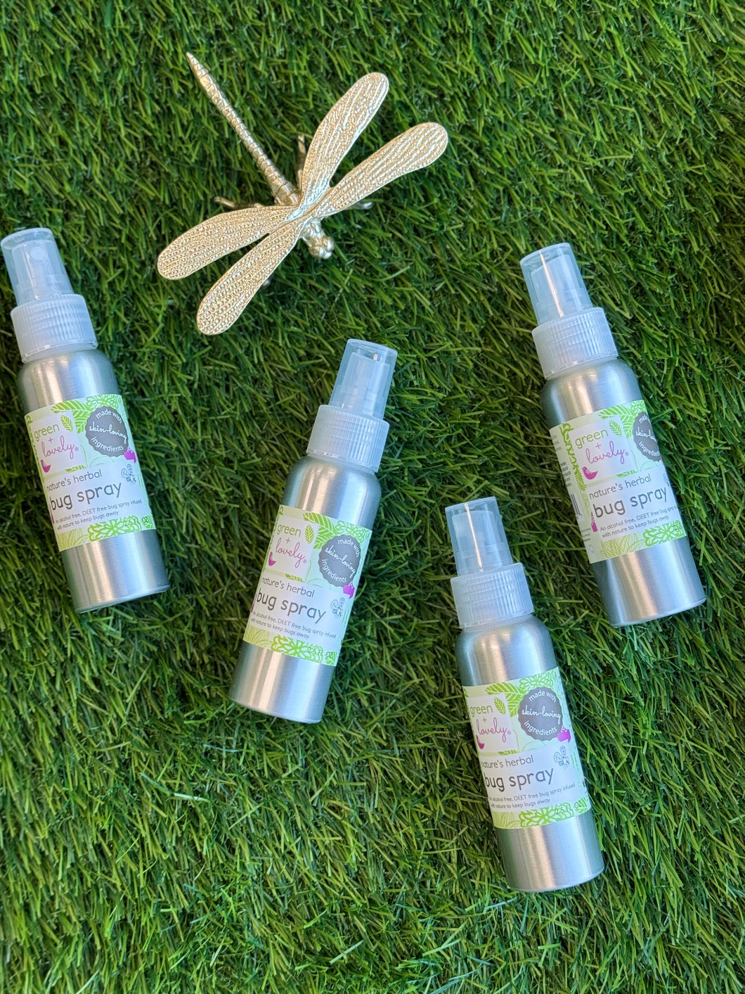 Nature’s Herbal Bug Spray, Mosquito Repellent - Deet Free + Alcohol Free