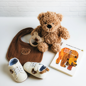 Classic Plush Weighted Teddy Bear - "Archie" - Baby Gift