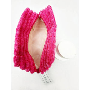Soft Puff Textured Light Weight Cosmetic Bag