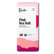 Load image into Gallery viewer, 71% Pink Sea Salt Chocolate Bar
