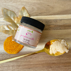 PUMPKIN VANILLA Lip Scrub /// Organic Ingredients