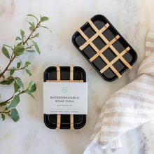 Load image into Gallery viewer, Biodegradable Soap Dish Tray - Black
